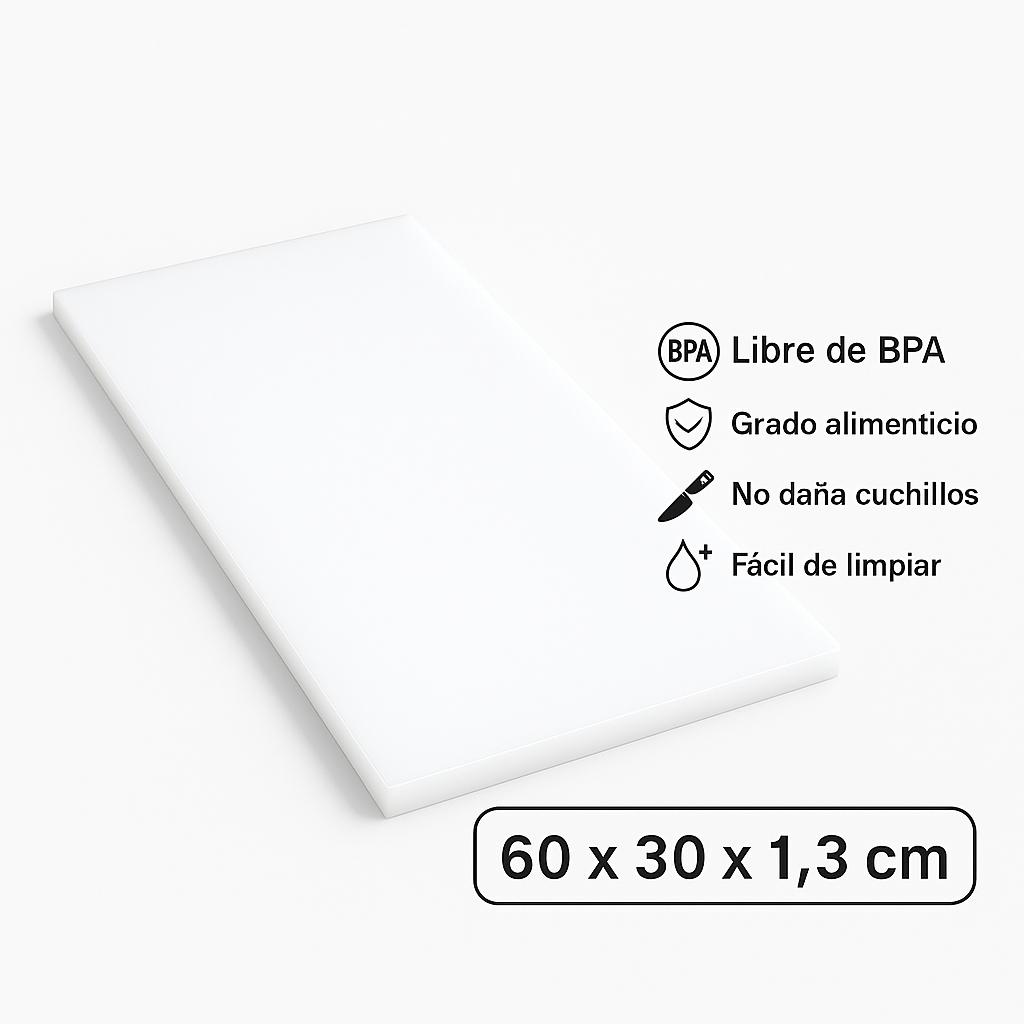 Tabla para Picar de Polietileno – 60 x 30 x 1.3 cm